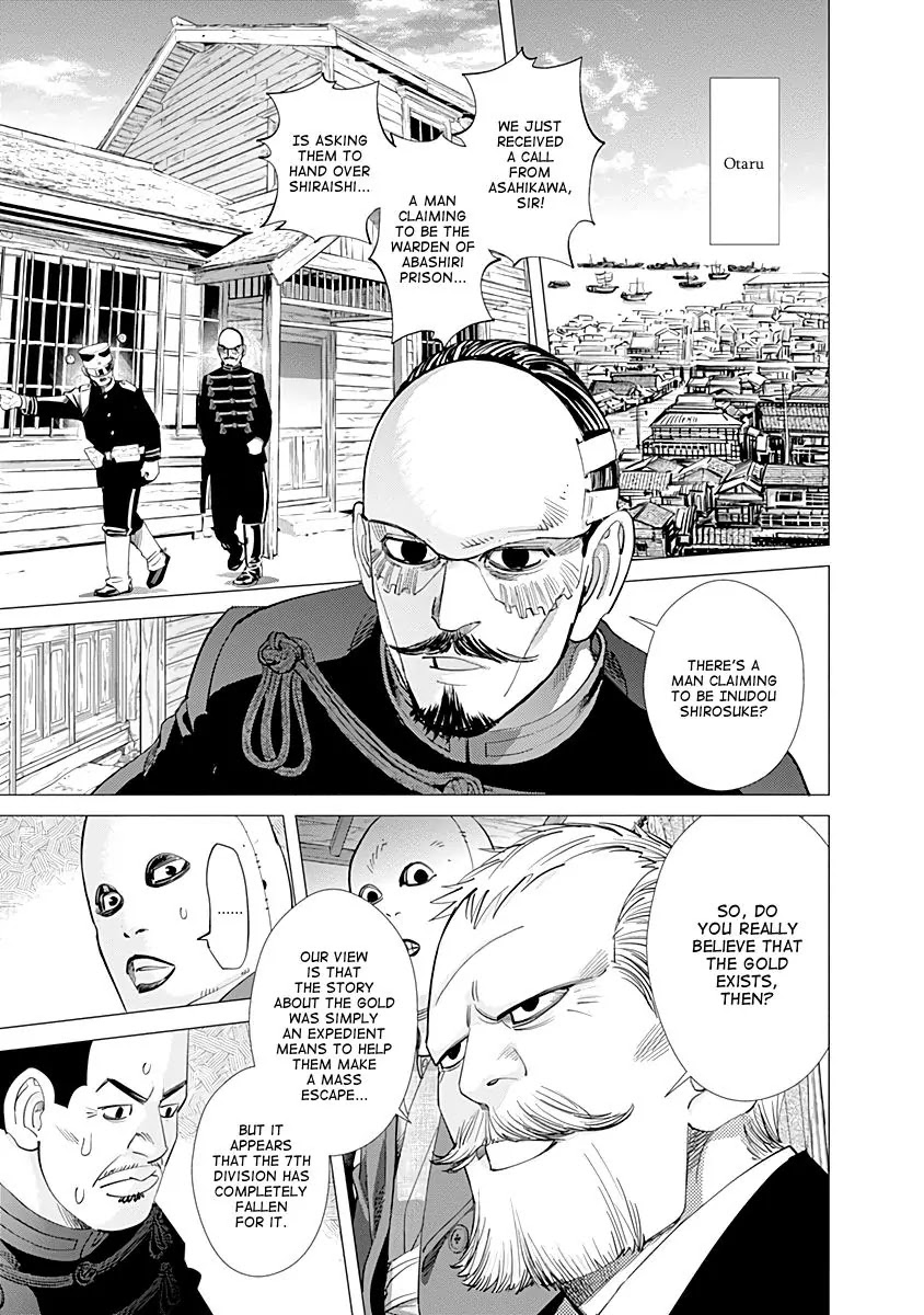 Golden Kamui Chapter 97 page 15 - Chapter 97: Operation "Infiltrate the Asahikawa 7th Division"!!