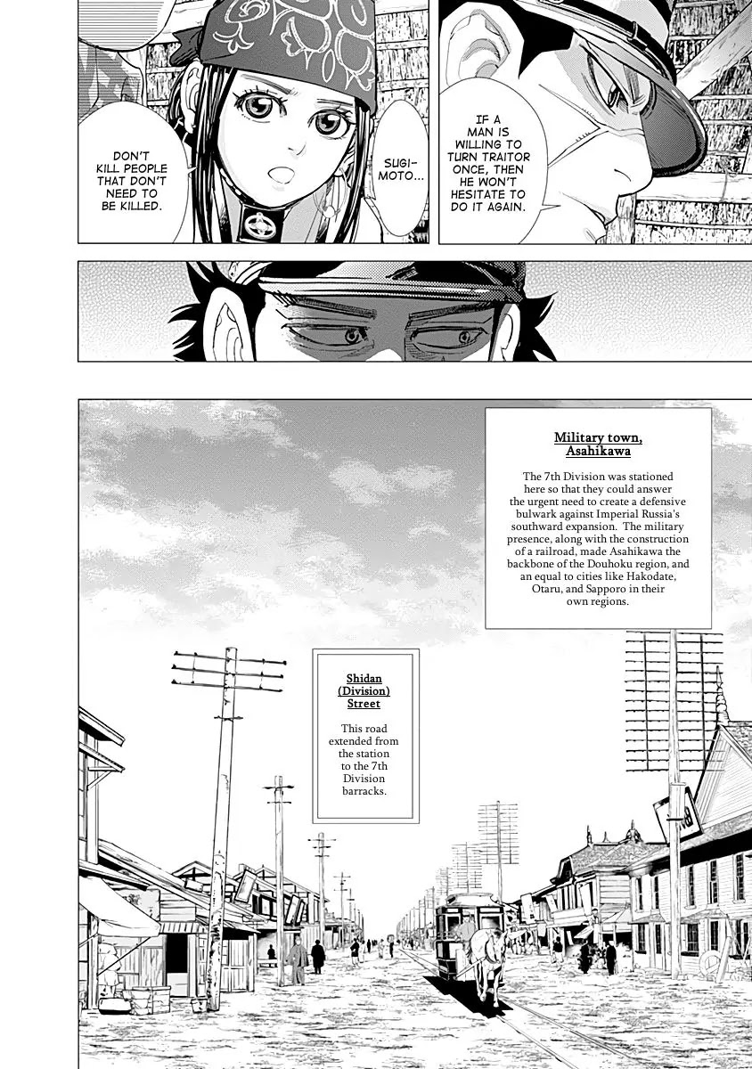 Golden Kamui Chapter 97 page 6 - Chapter 97: Operation "Infiltrate the Asahikawa 7th Division"!!