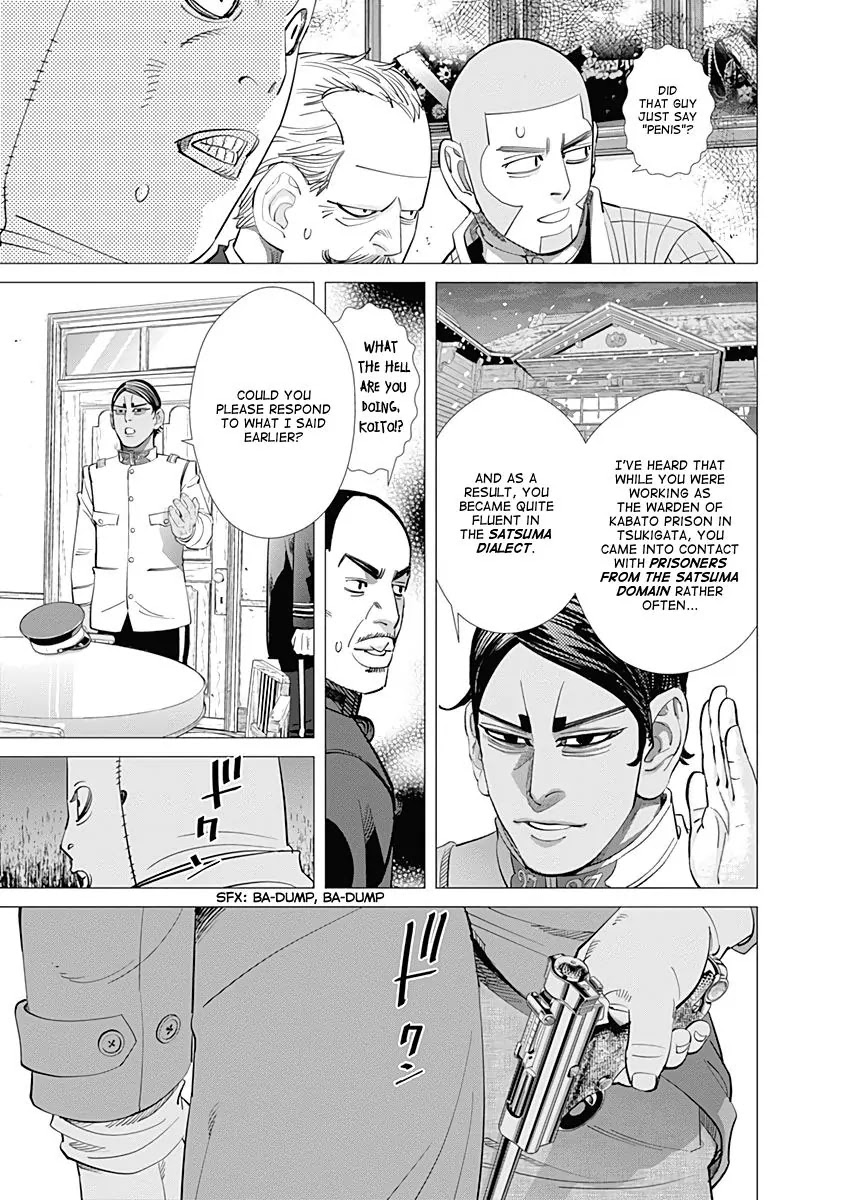 Golden Kamui Chapter 98 page 7 - Chapter 98: Satsuma Hayato