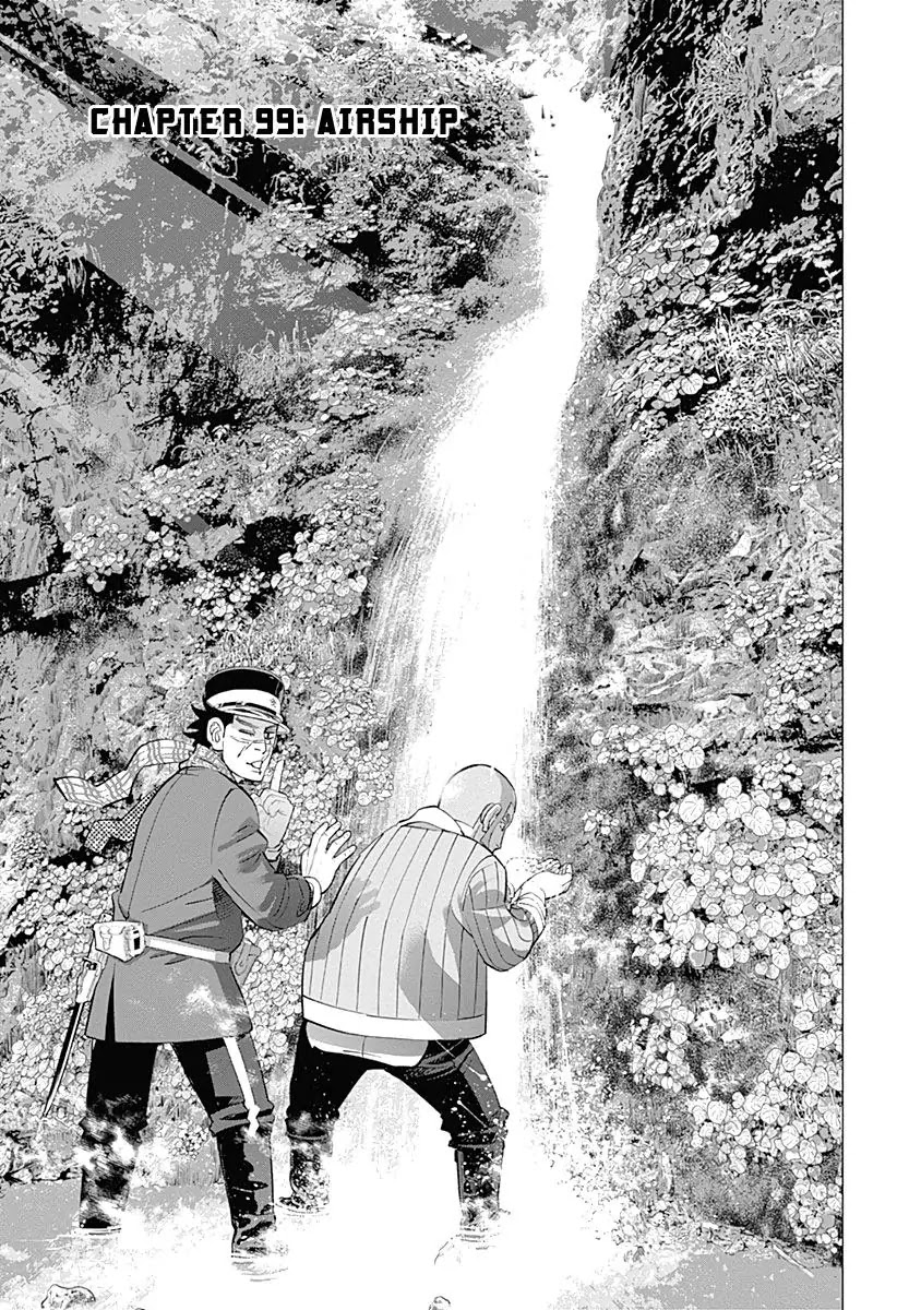 Golden Kamui Chapter 99 page 1 - Chapter 99: Airship