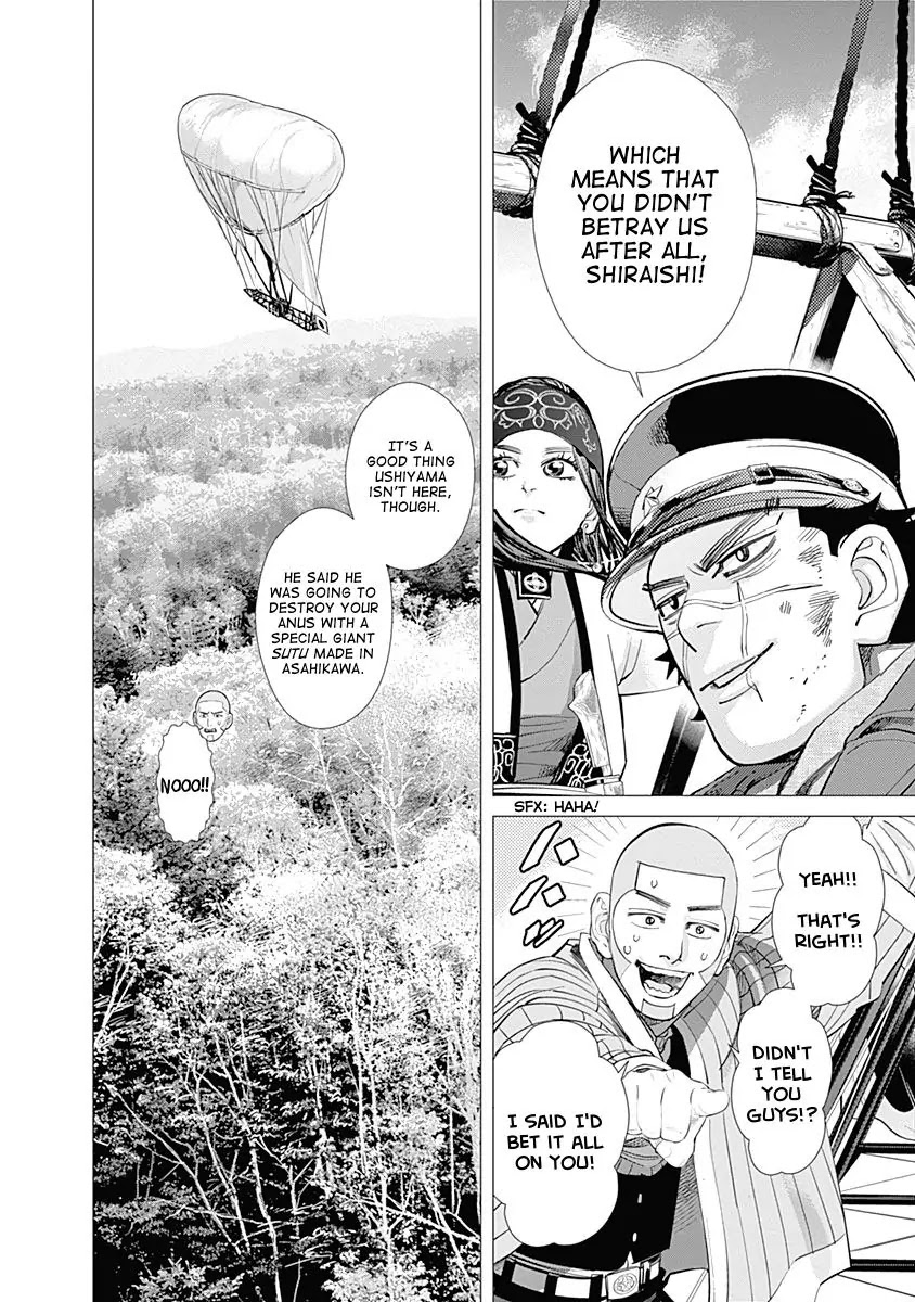 Golden Kamui Chapter 99 page 19 - Chapter 99: Airship