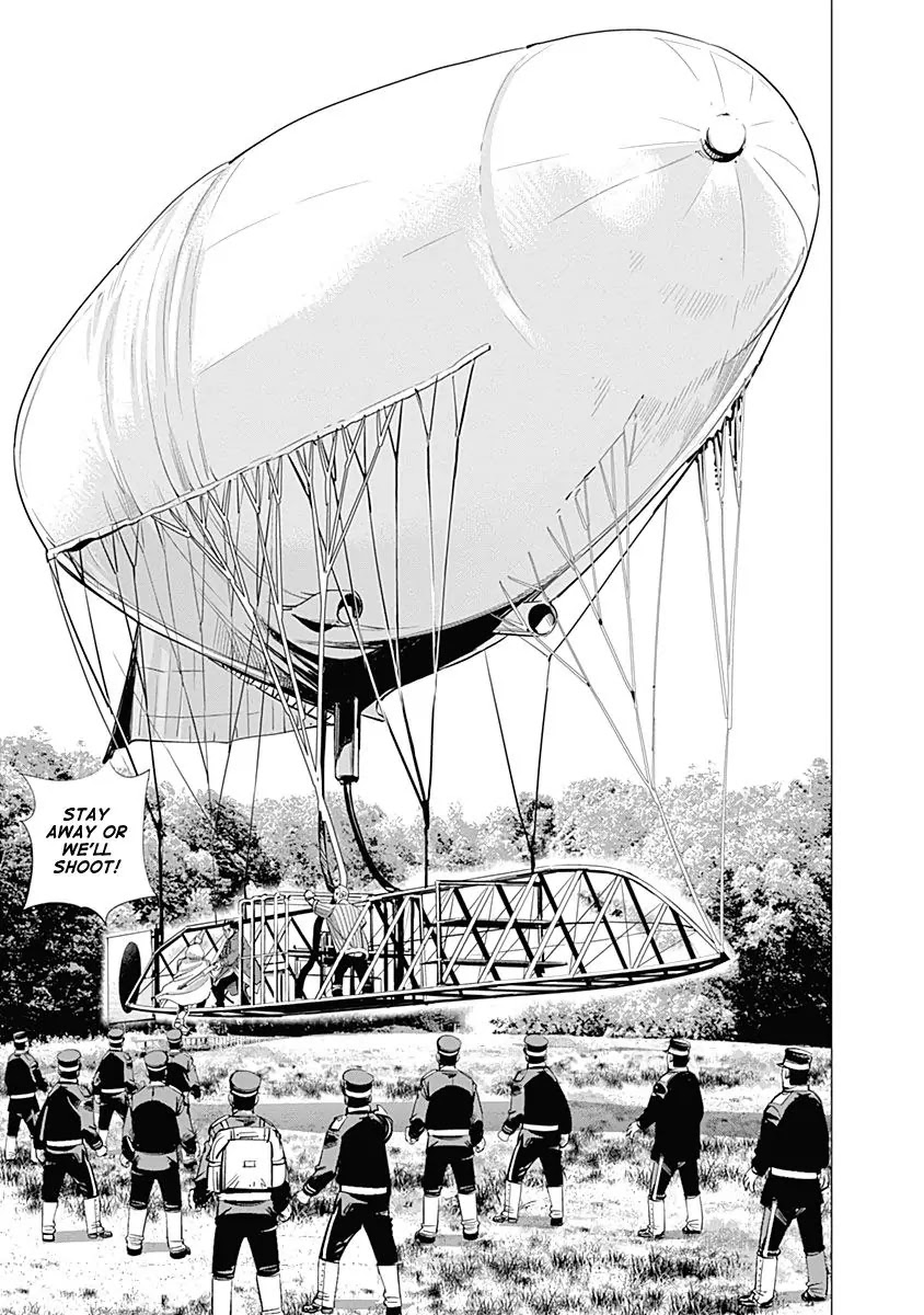 Golden Kamui Chapter 99 page 3 - Chapter 99: Airship