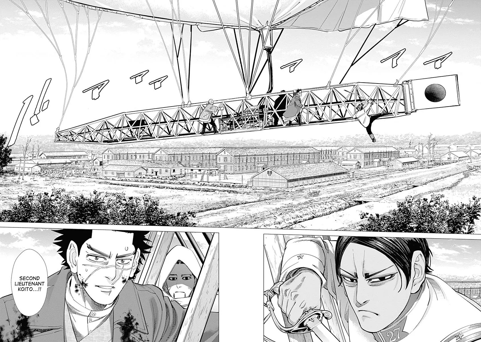 Golden Kamui Chapter 99 page 6 - Chapter 99: Airship
