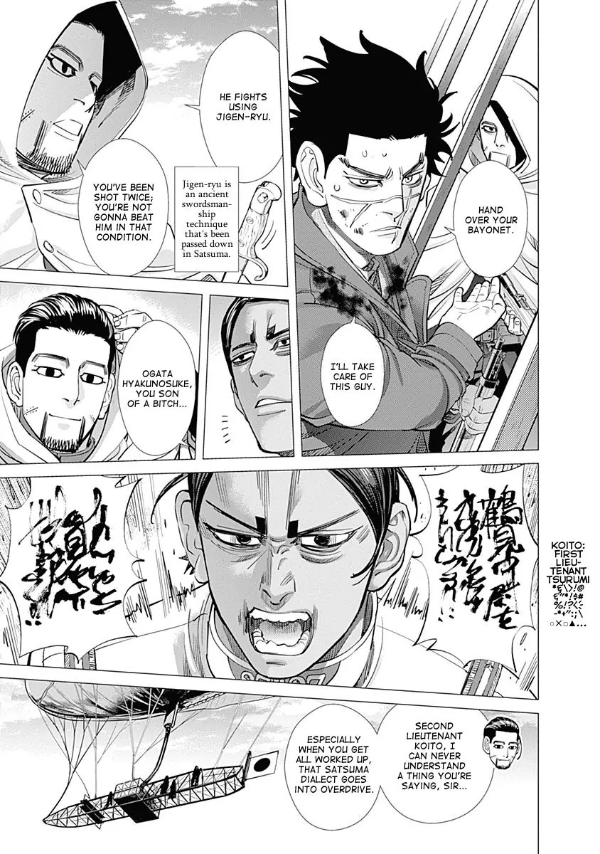 Golden Kamui Chapter 99 page 8 - Chapter 99: Airship