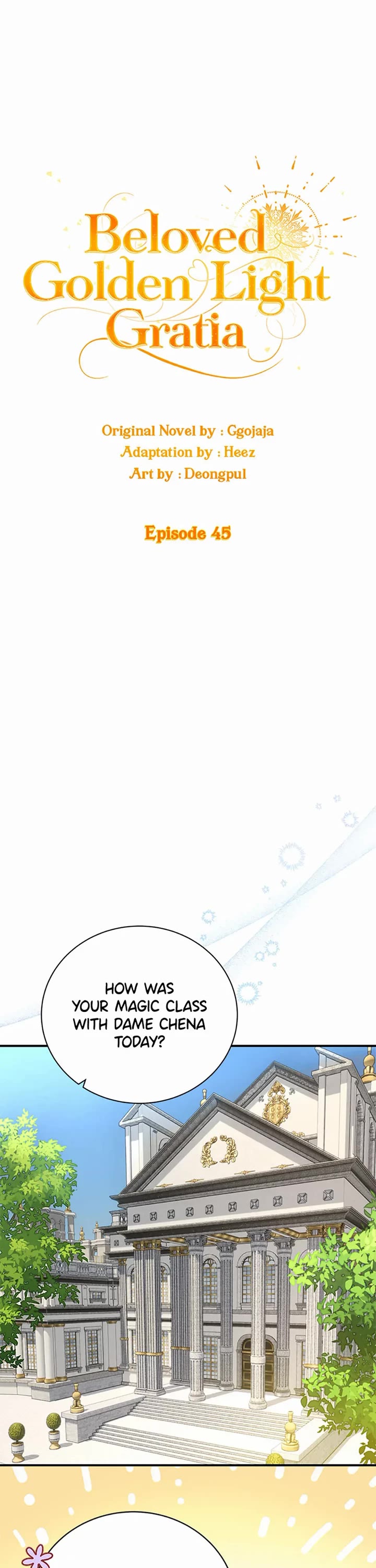 Golden Light Gratia, The Child Loved By God Chapter 45 page 1 - Chapter 45