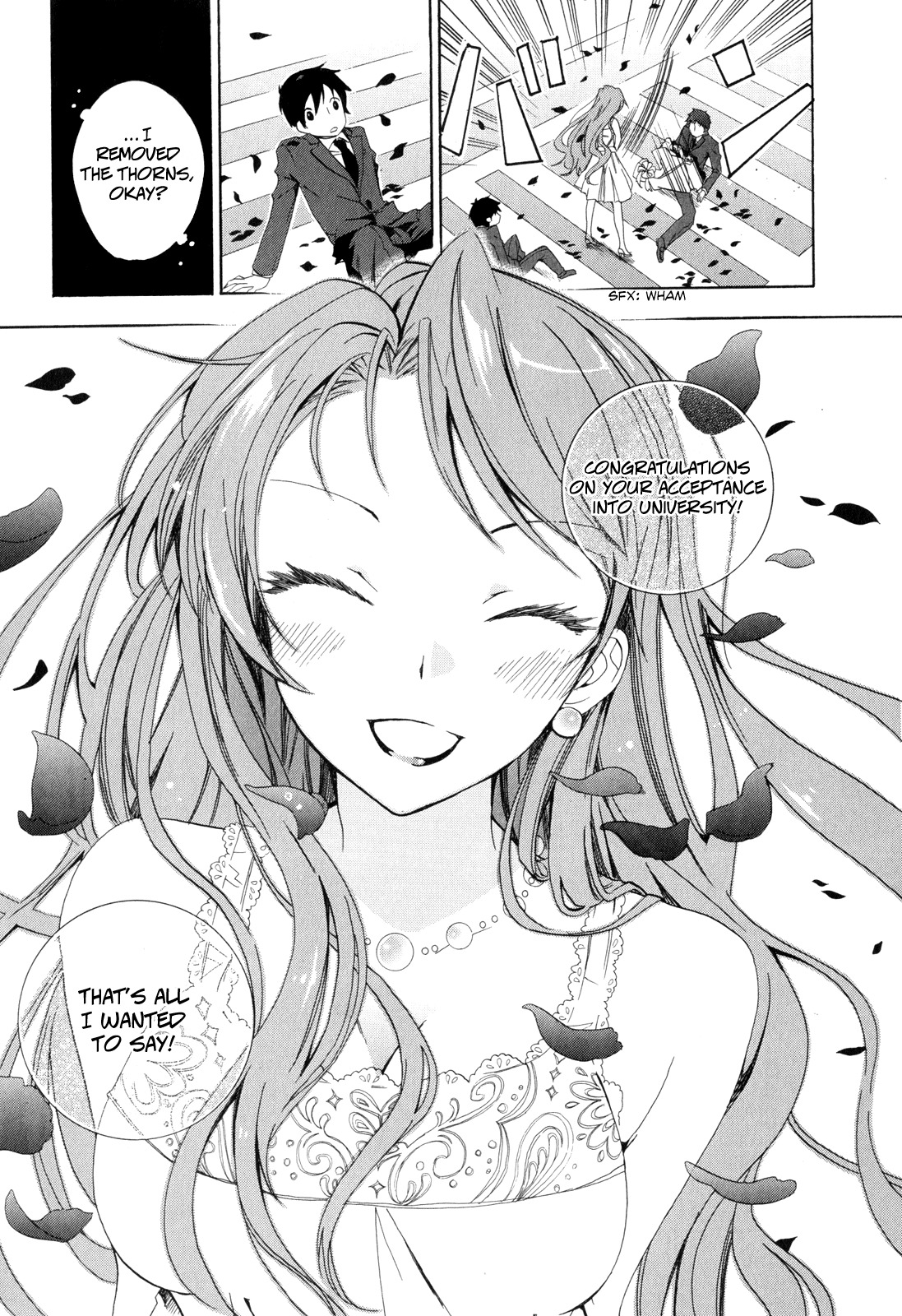 Golden Time (Umechazuke) Chapter 1 page 21 - Chapter 1: In the Hand of Fate, Roses