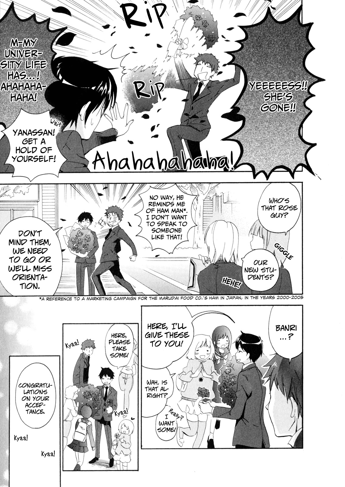 Golden Time (Umechazuke) Chapter 1 page 25 - Chapter 1: In the Hand of Fate, Roses