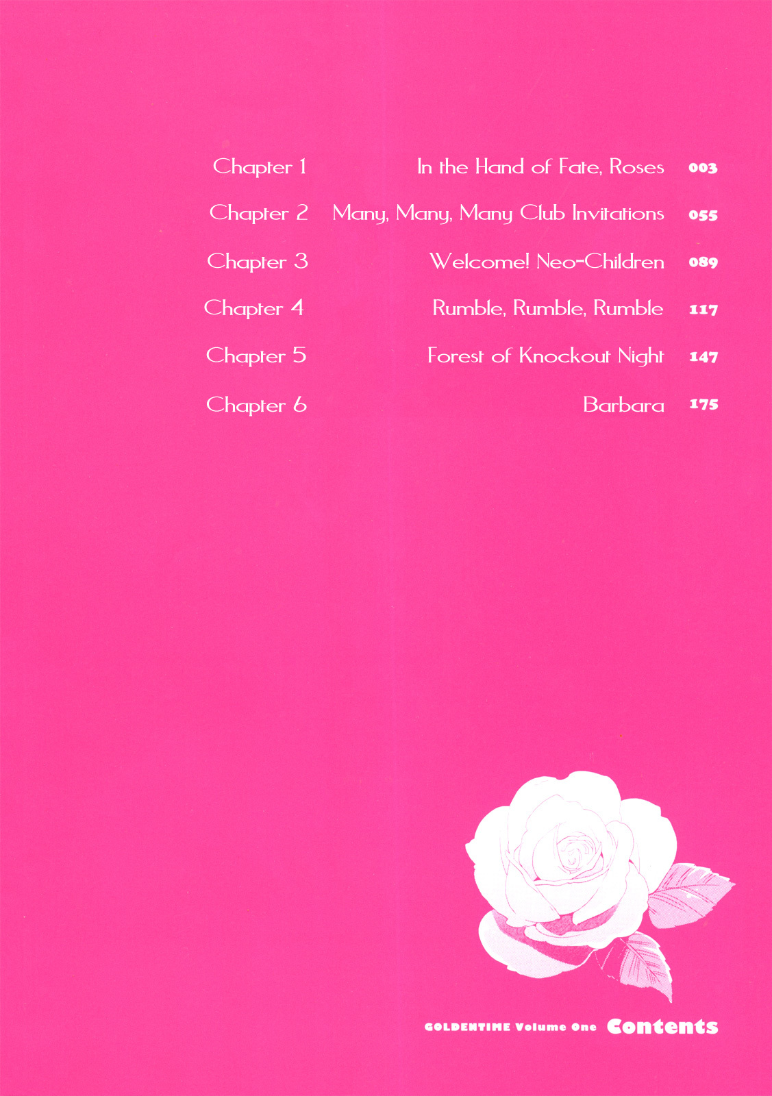 Golden Time (Umechazuke) Chapter 1 page 5 - Chapter 1: In the Hand of Fate, Roses