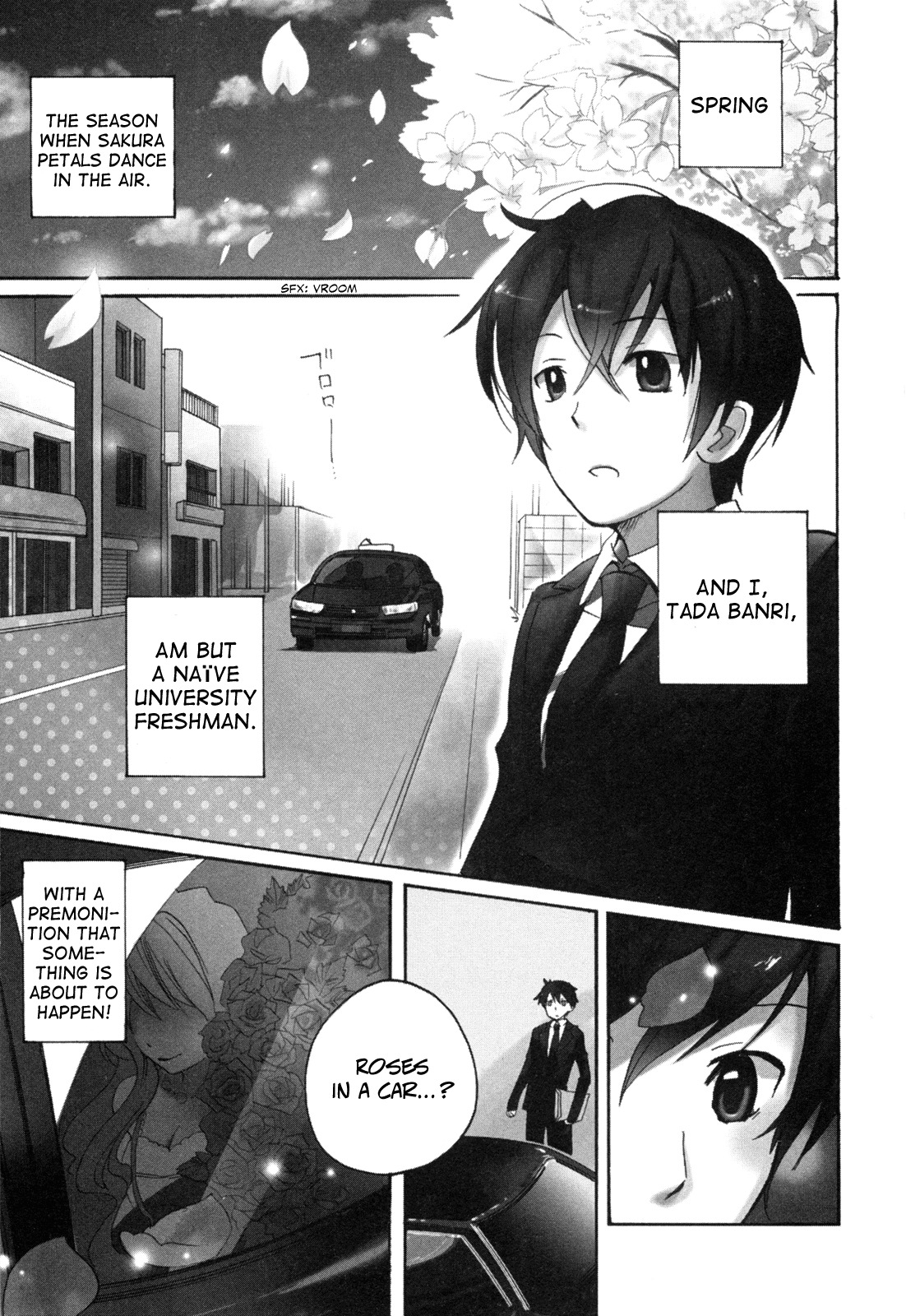 Golden Time (Umechazuke) Chapter 1 page 6 - Chapter 1: In the Hand of Fate, Roses