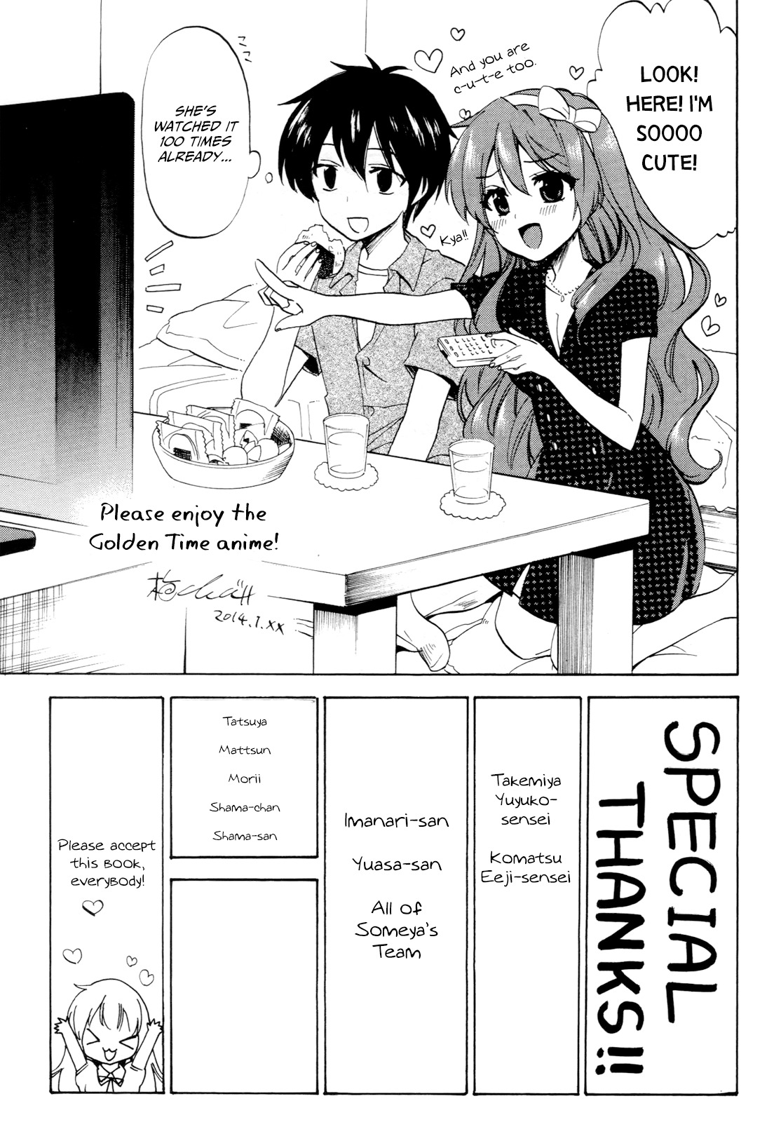 Golden Time (Umechazuke) Chapter 28 page 24 - Chapter 28: Head over Heels