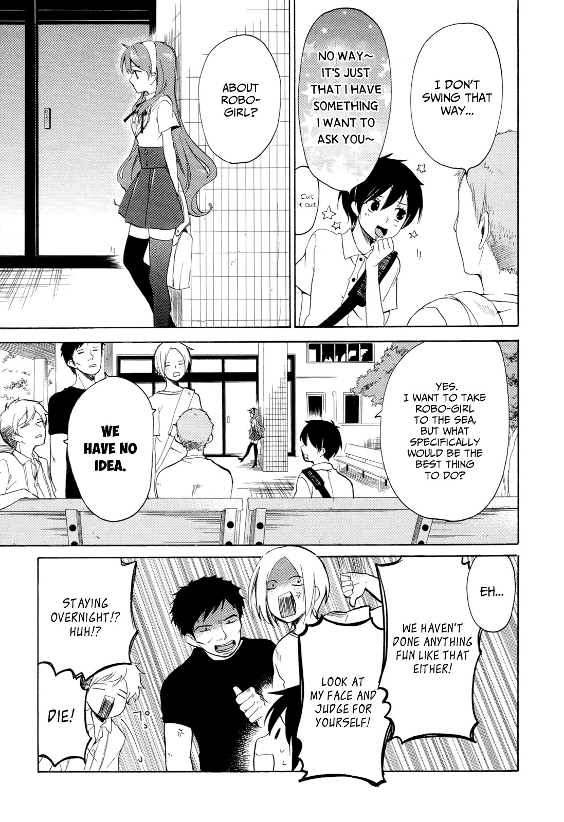 Golden Time (Umechazuke) Chapter 30 page 18 - Chapter 30: "Oh~ I'm Tired~ I'm at my limits~" There's a spot for that, right~?