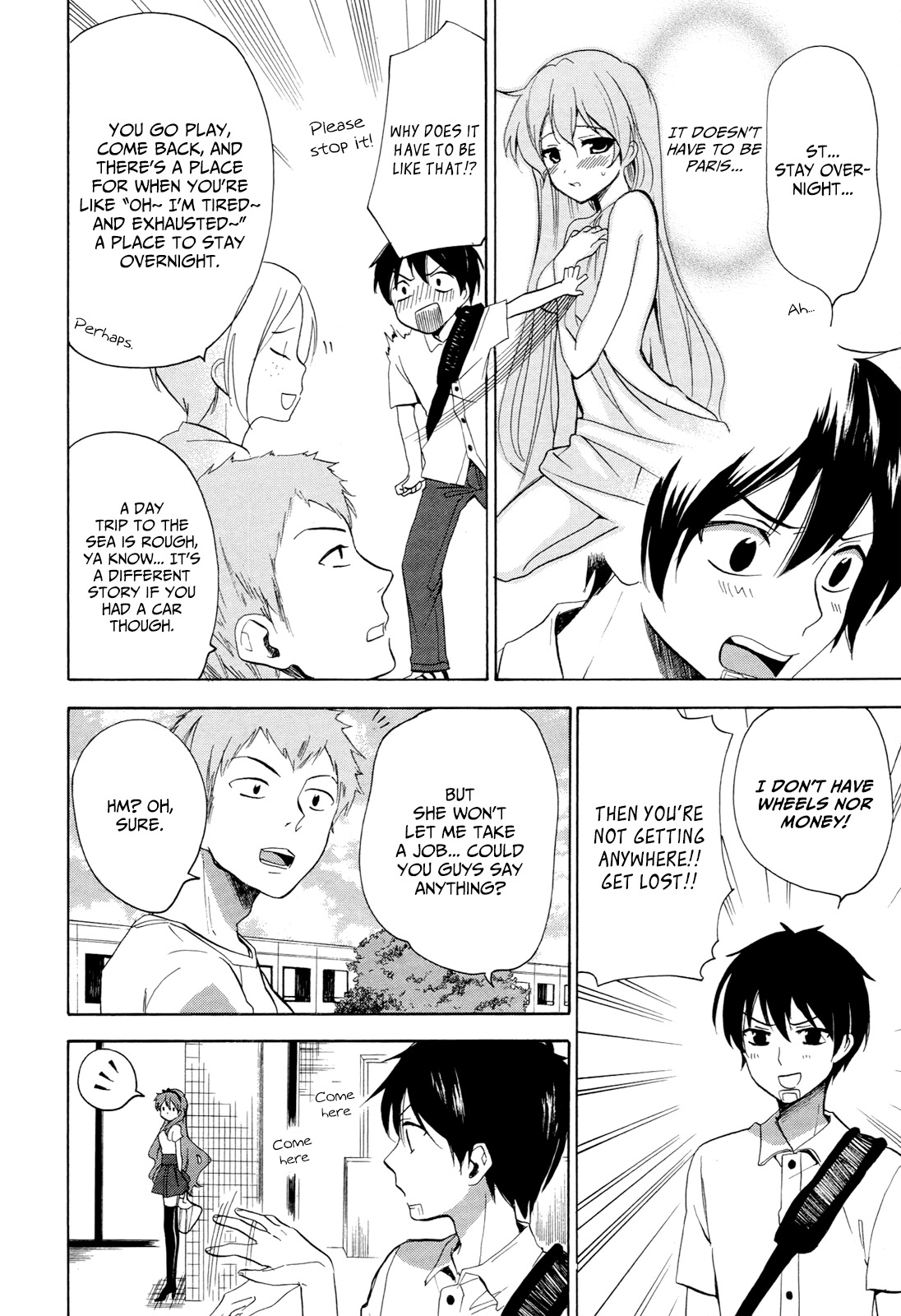 Golden Time (Umechazuke) Chapter 30 page 19 - Chapter 30: "Oh~ I'm Tired~ I'm at my limits~" There's a spot for that, right~?