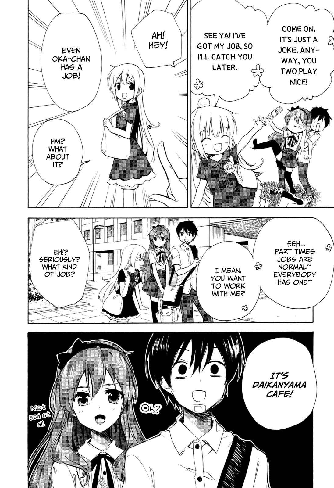 Golden Time (Umechazuke) Chapter 30 page 23 - Chapter 30: "Oh~ I'm Tired~ I'm at my limits~" There's a spot for that, right~?