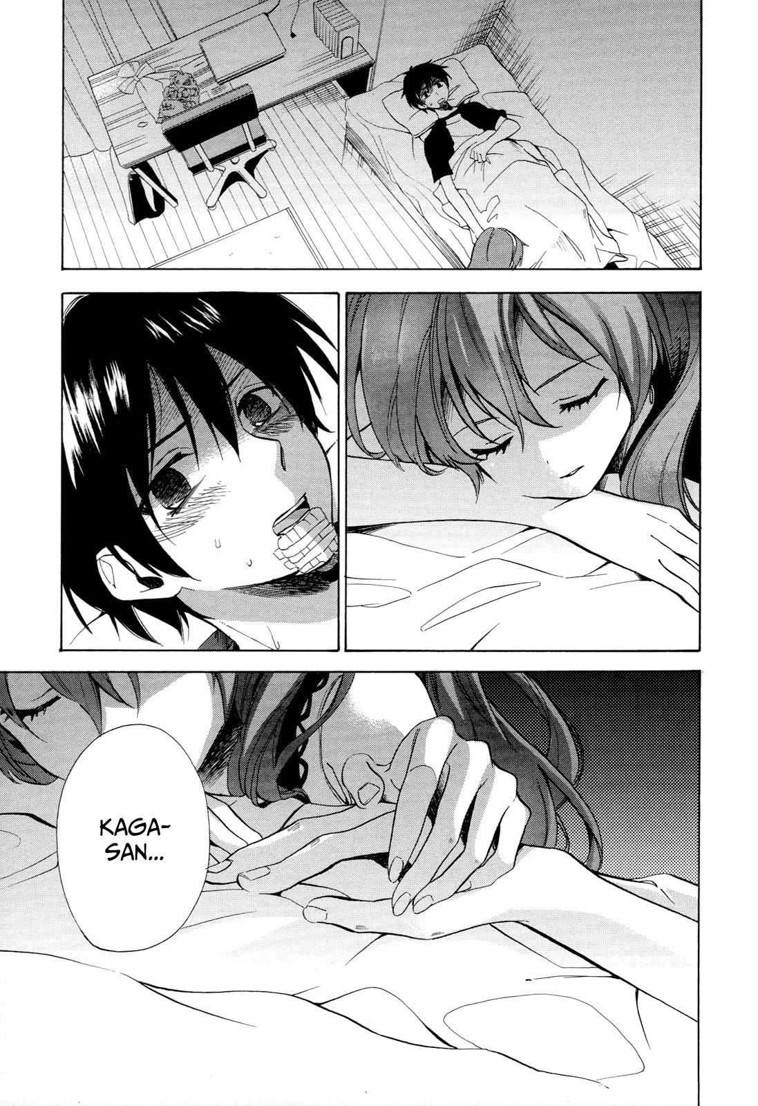 Golden Time (Umechazuke) Chapter 30 page 4 - Chapter 30: "Oh~ I'm Tired~ I'm at my limits~" There's a spot for that, right~?