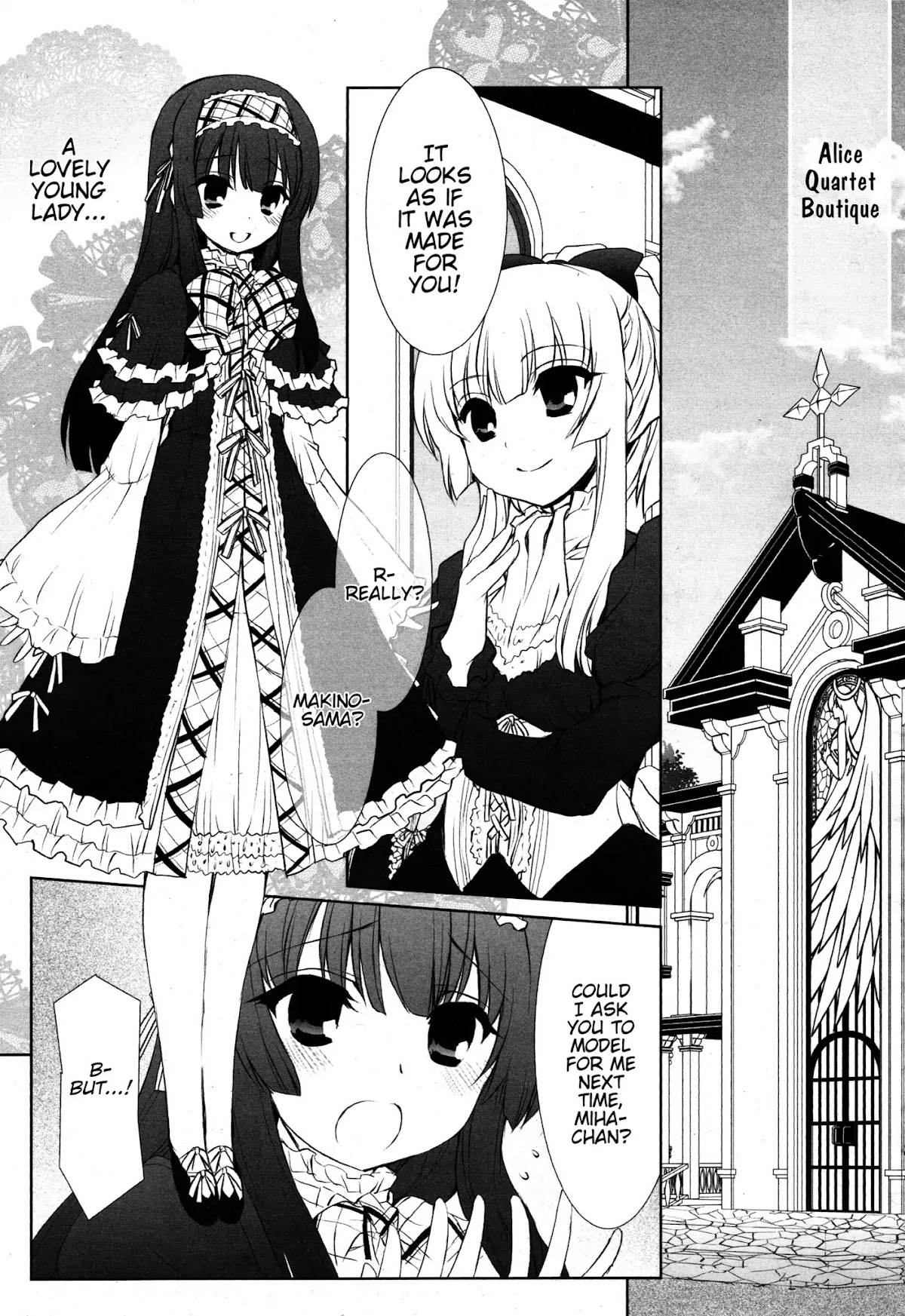Golden Tips & Silver Tips Chapter 1 page 1 - Chapter 1: Epi1: Hinoka and Miha