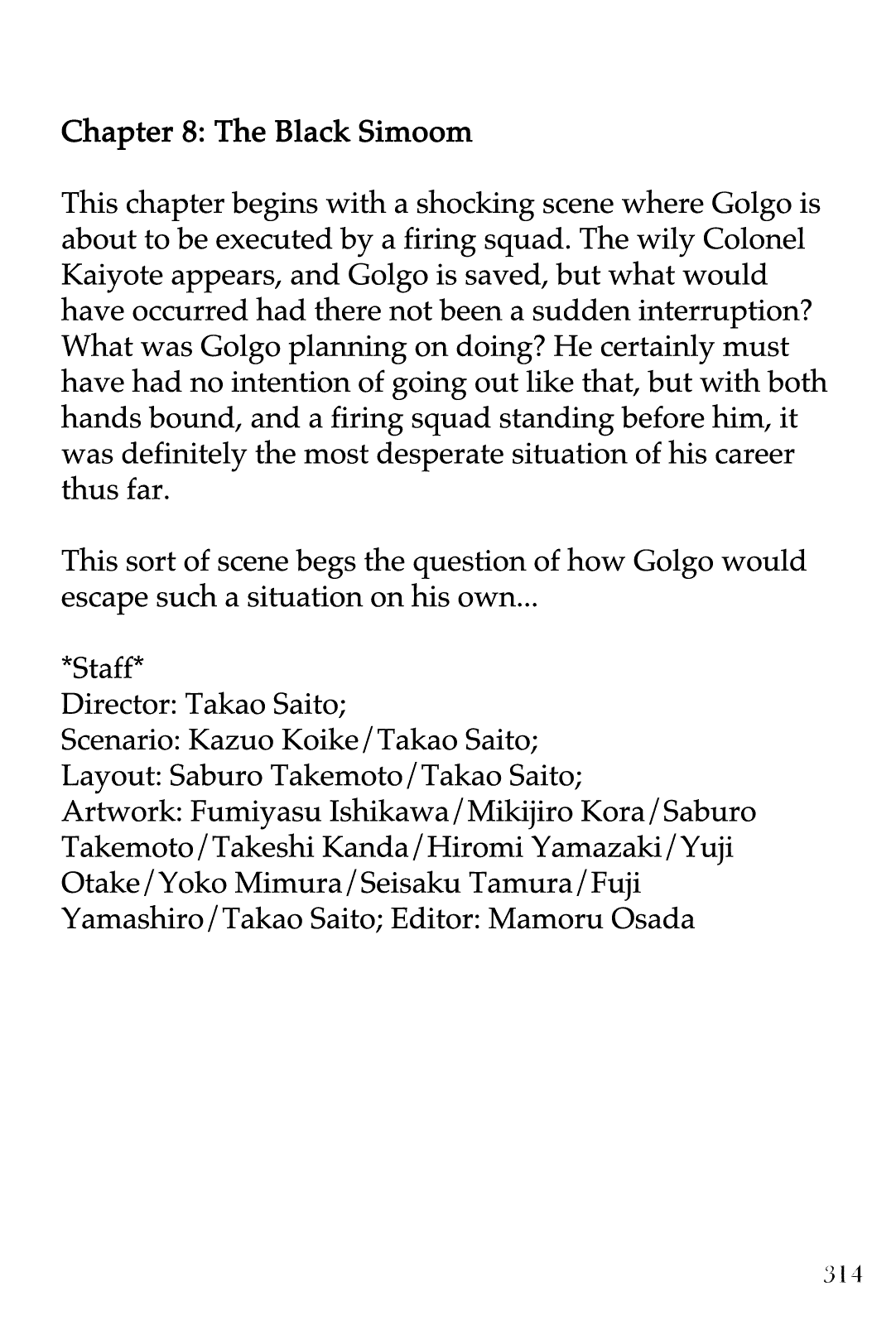 Golgo 13 Chapter 10.2 page 86 - Chapter 10 v2 : Golgo in the Sandstorm