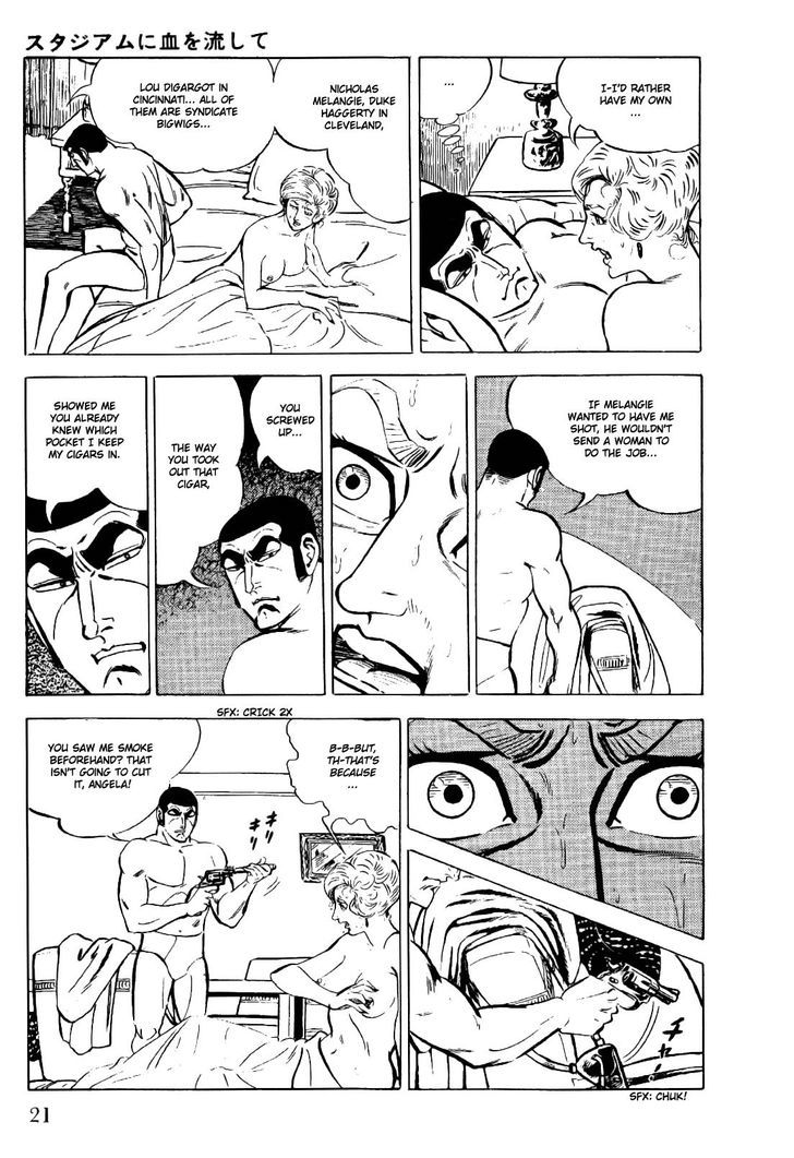 Golgo 13 Chapter 17 page 24 - Chapter 17 : The Blood-Stained Stadium