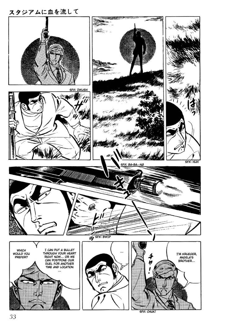 Golgo 13 Chapter 17 page 36 - Chapter 17 : The Blood-Stained Stadium