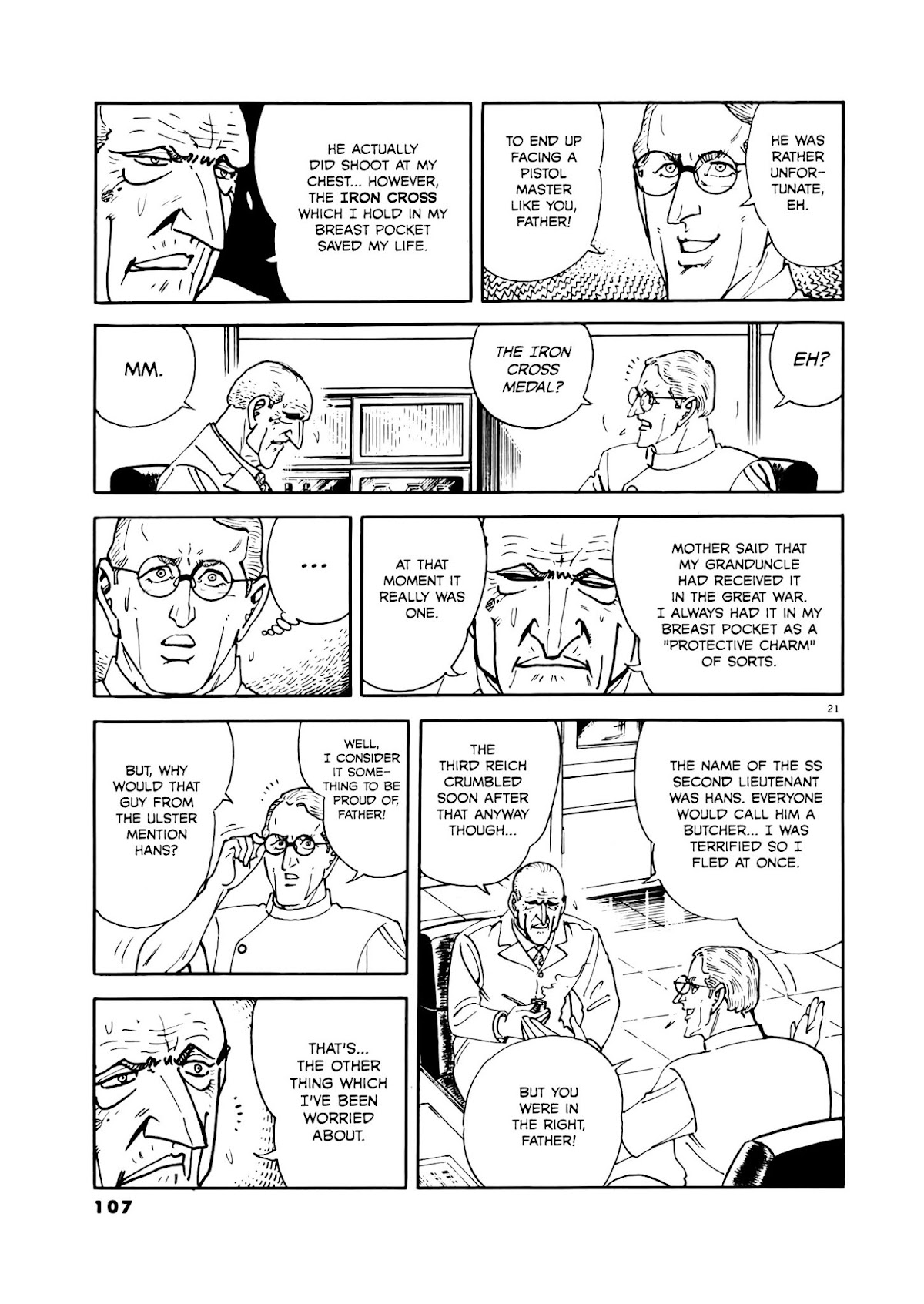 Golgo 13 Chapter 1993 page 19 - Chapter 1993-02-22 [sealed chapter] : Indictment of the Iron Cross