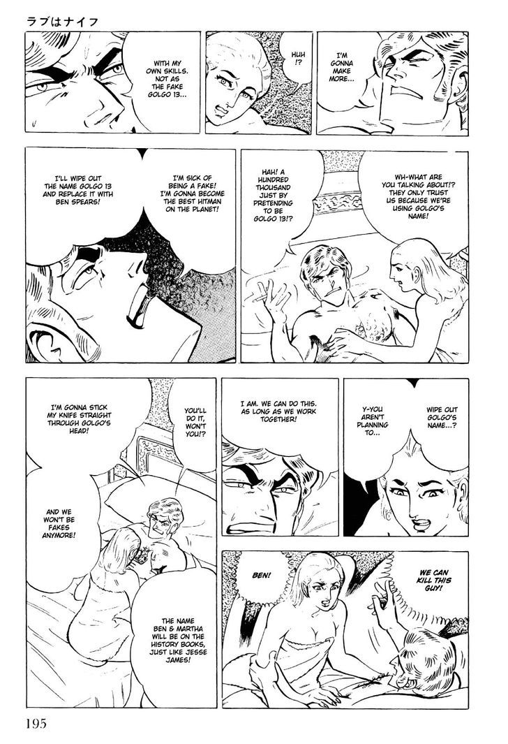 Golgo 13 Chapter 21 page 16 - Chapter 21 : Love is a Knife