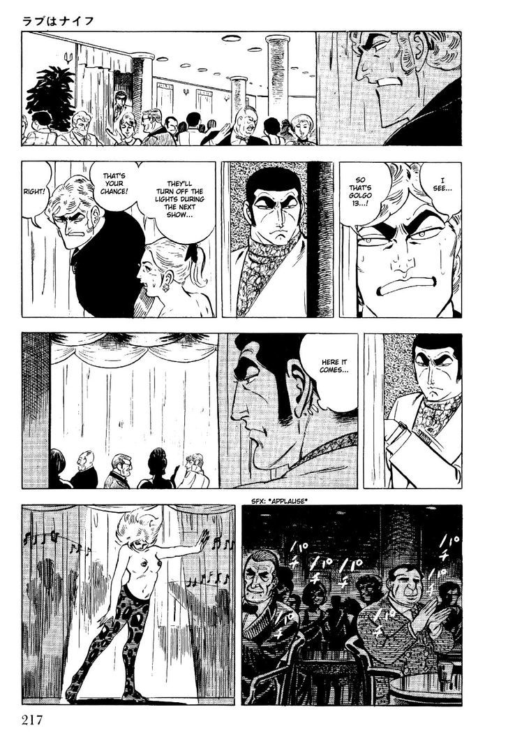 Golgo 13 Chapter 21 page 38 - Chapter 21 : Love is a Knife