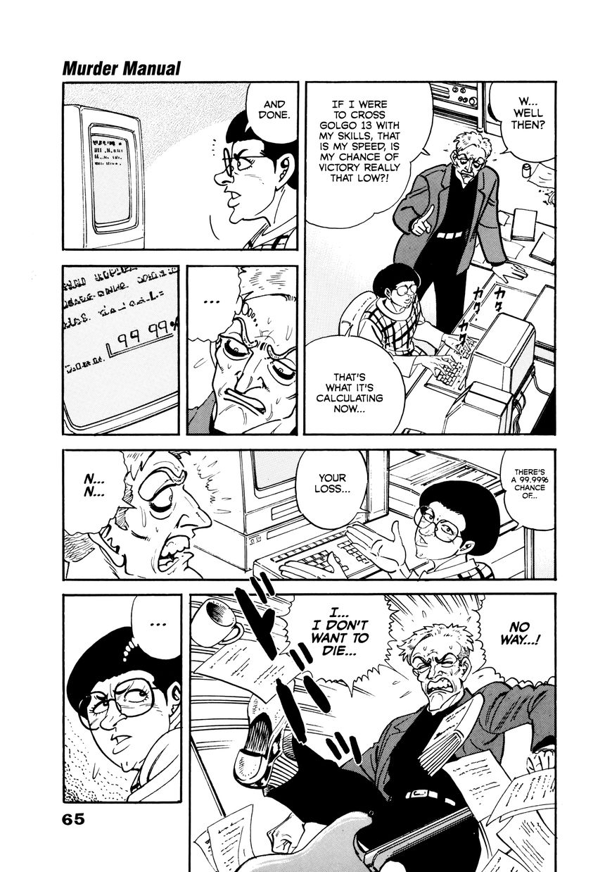 Golgo 13 Chapter 337 page 63 - Chapter 337 : Murder Manual