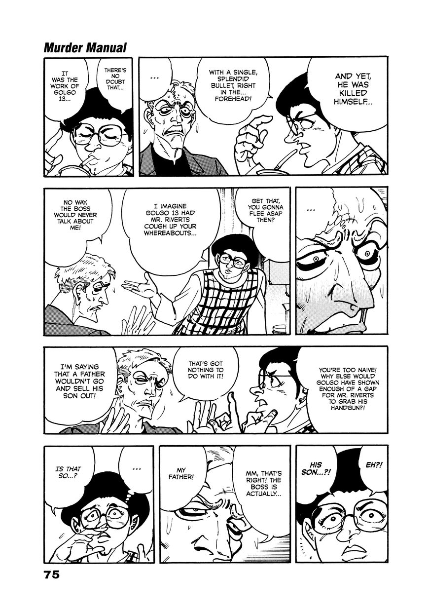 Golgo 13 Chapter 337 page 73 - Chapter 337 : Murder Manual