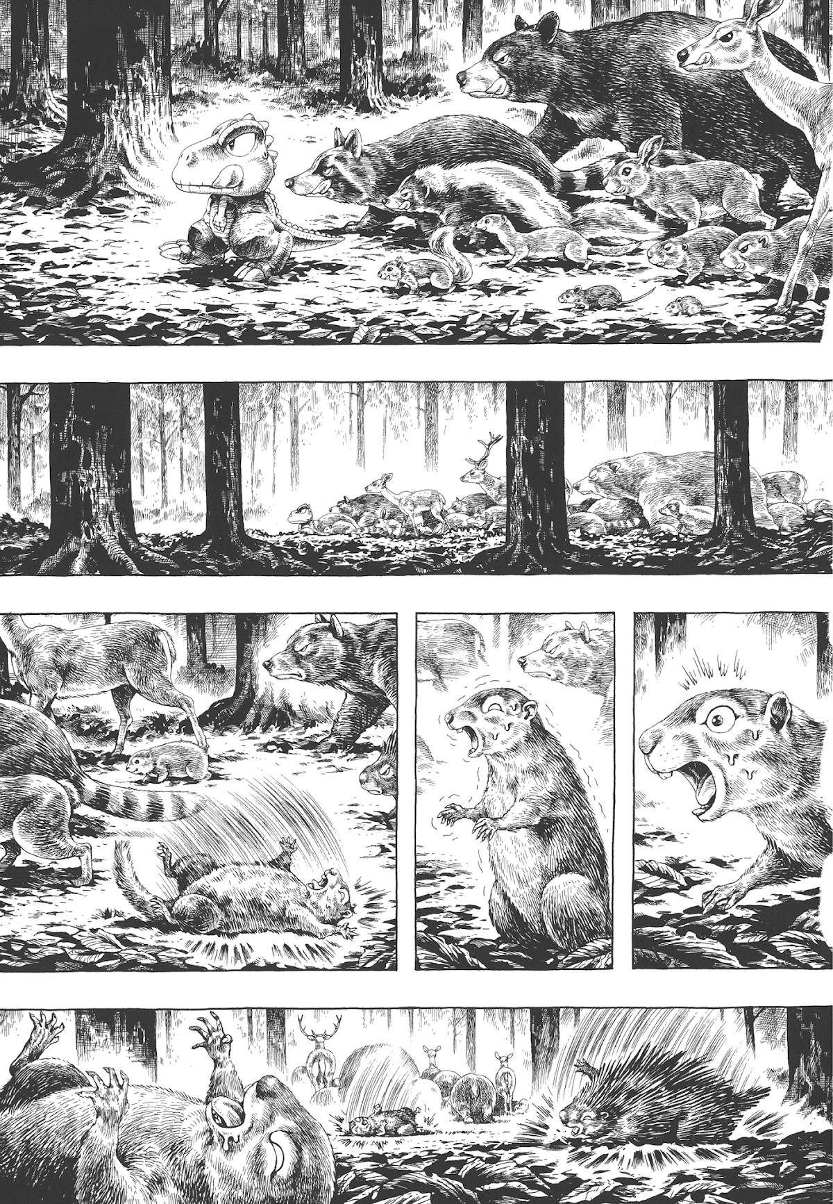 Gon Selection Chapter 2 page 5 - Chapter 2: GON Goes to Mushroom Hunting.