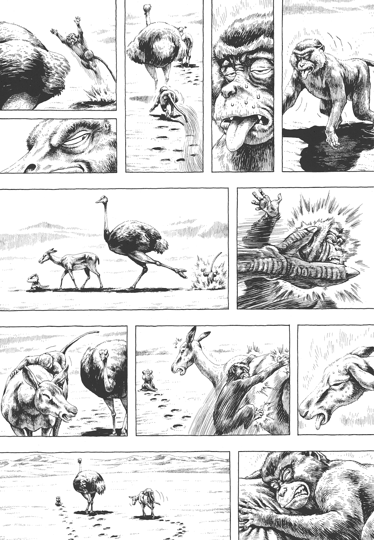 Gon Selection Chapter 3 page 21 - Chapter 3: GON Travels into the Desert.