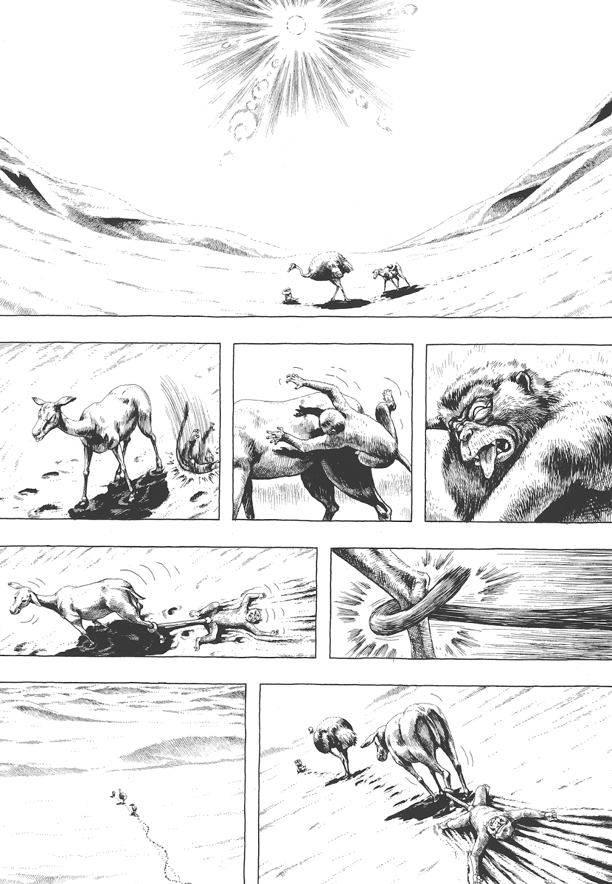 Gon Selection Chapter 3 page 23 - Chapter 3: GON Travels into the Desert.