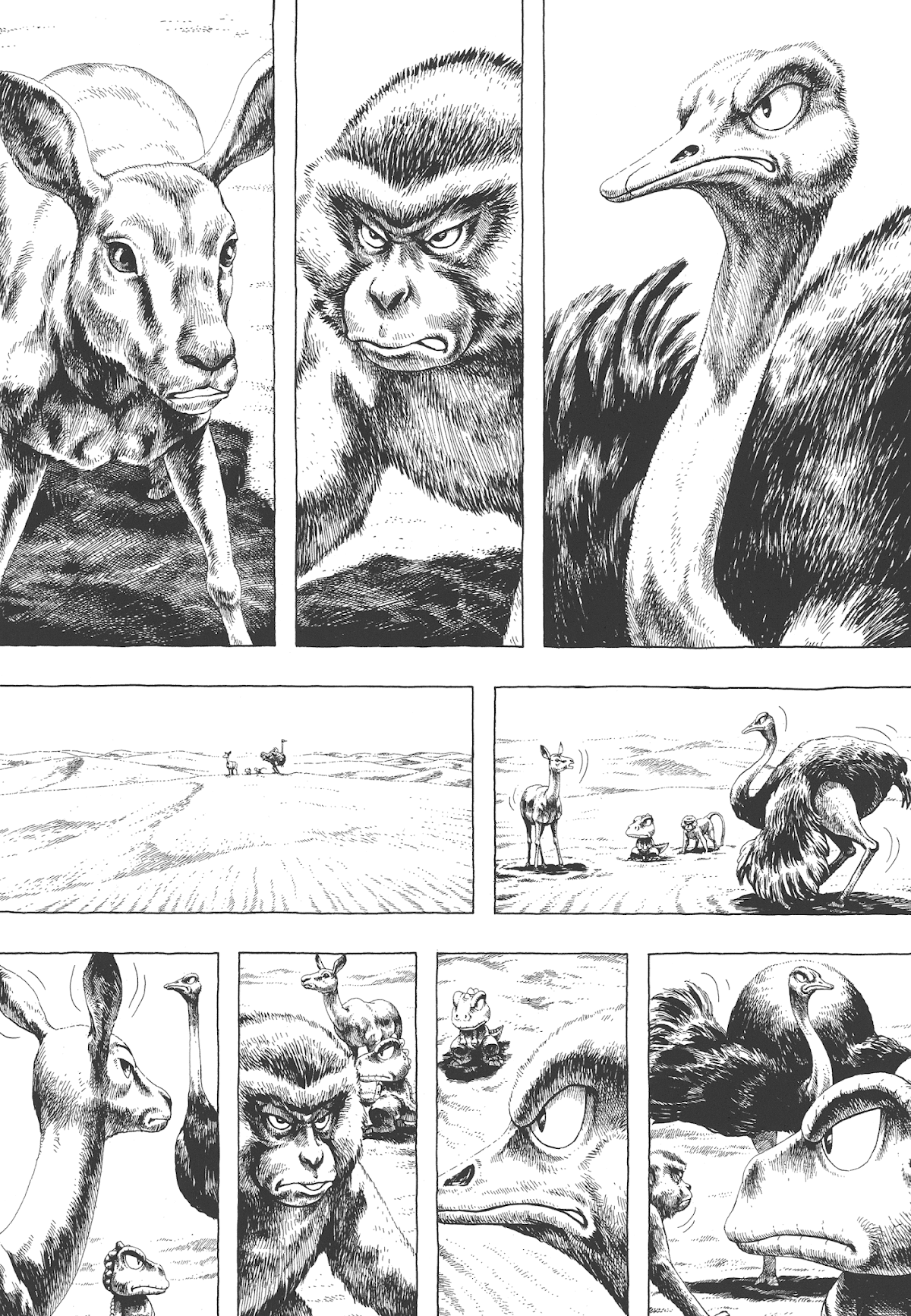 Gon Selection Chapter 3 page 8 - Chapter 3: GON Travels into the Desert.