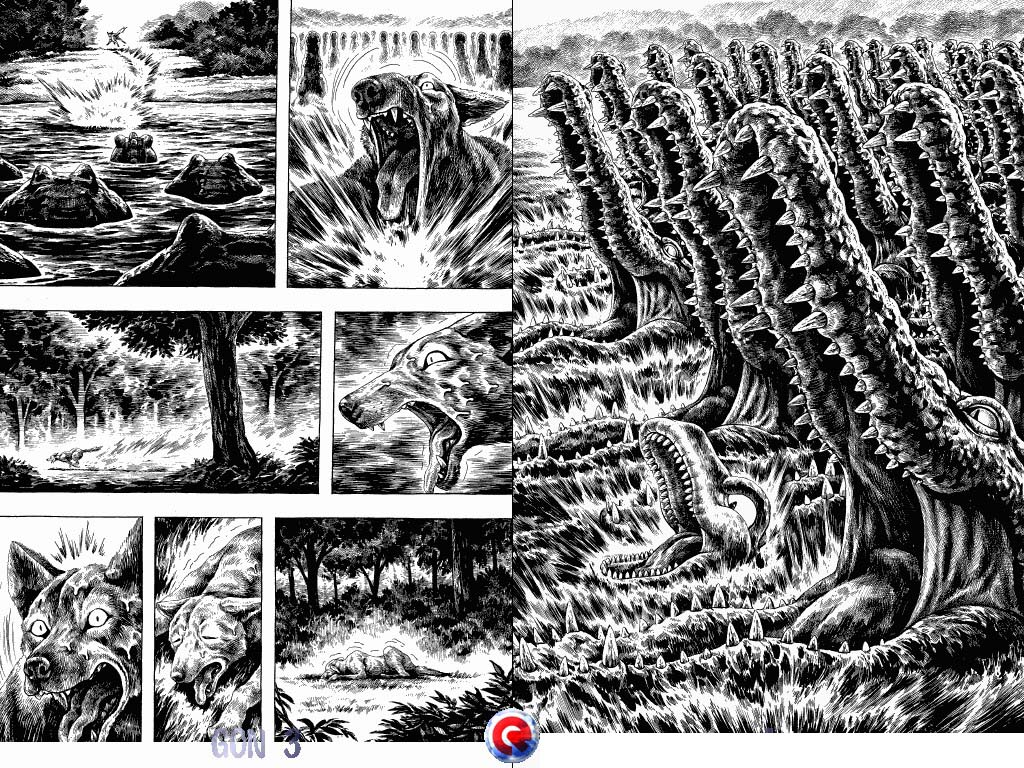 Gon Chapter 3.10-2 page 10 - Vol.3 Chapter 10 v2 : Gon Glares