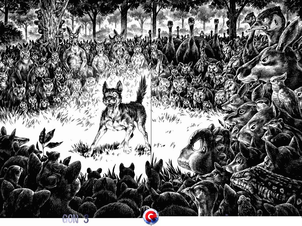 Gon Chapter 3.10-2 page 11 - Vol.3 Chapter 10 v2 : Gon Glares