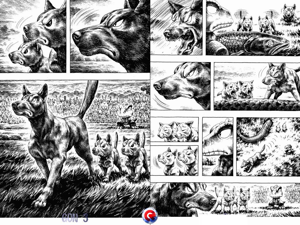 Gon Chapter 3.10-2 page 16 - Vol.3 Chapter 10 v2 : Gon Glares