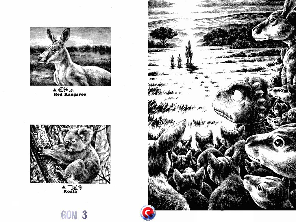 Gon Chapter 3.10-2 page 17 - Vol.3 Chapter 10 v2 : Gon Glares