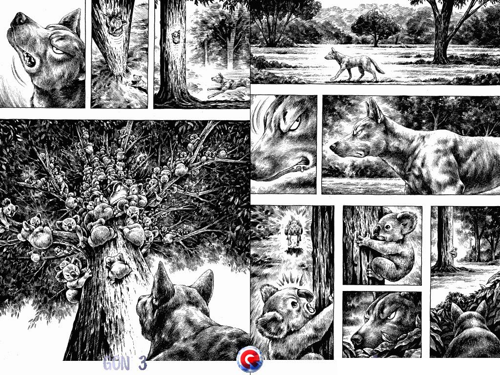 Gon Chapter 3.10-2 page 3 - Vol.3 Chapter 10 v2 : Gon Glares