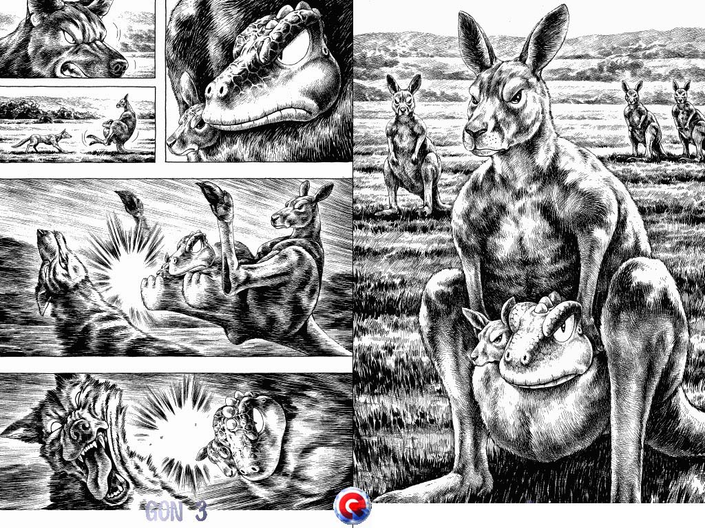 Gon Chapter 3.10-2 page 6 - Vol.3 Chapter 10 v2 : Gon Glares