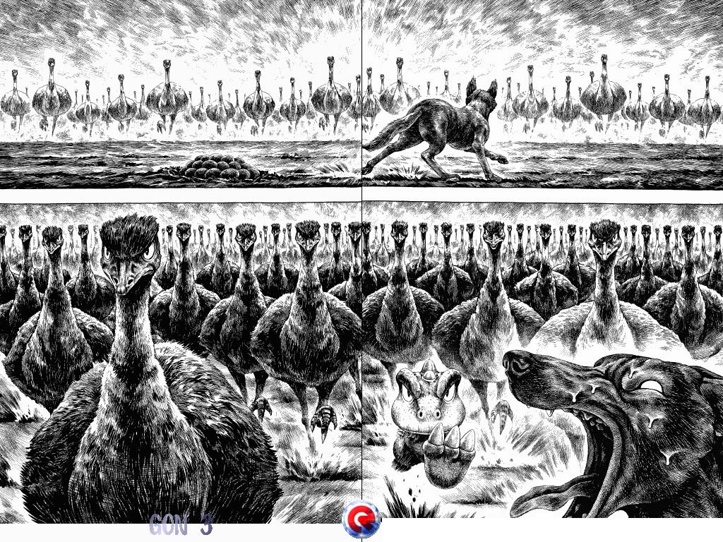 Gon Chapter 3.10-2 page 8 - Vol.3 Chapter 10 v2 : Gon Glares