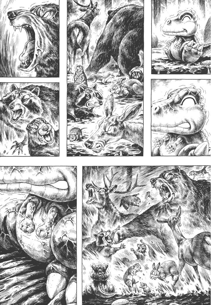 Gon Chapter 3.11 page 17 - Vol.3 Chapter 11 : GON Goes to Mushroom Hunting