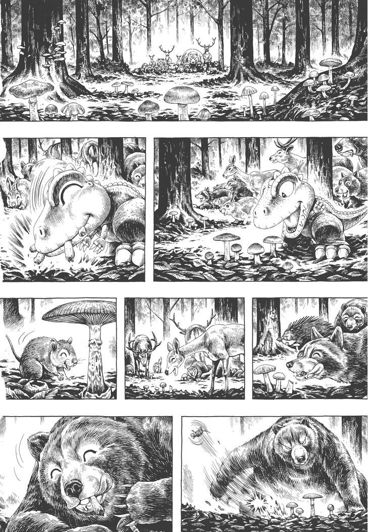 Gon Chapter 3.11 page 4 - Vol.3 Chapter 11 : GON Goes to Mushroom Hunting