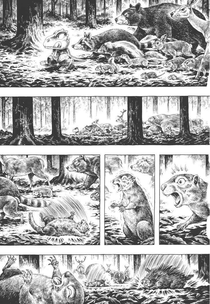 Gon Chapter 3.11 page 5 - Vol.3 Chapter 11 : GON Goes to Mushroom Hunting