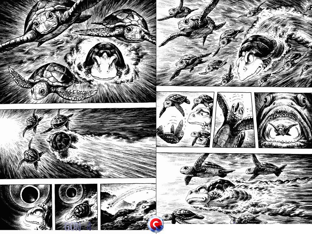 Gon Chapter 4.13 page 32 - Vol.4 Chapter 13: Gon Becomes A Turtle