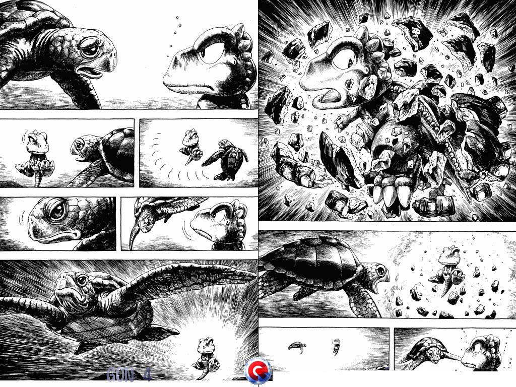 Gon Chapter 4.13 page 42 - Vol.4 Chapter 13: Gon Becomes A Turtle