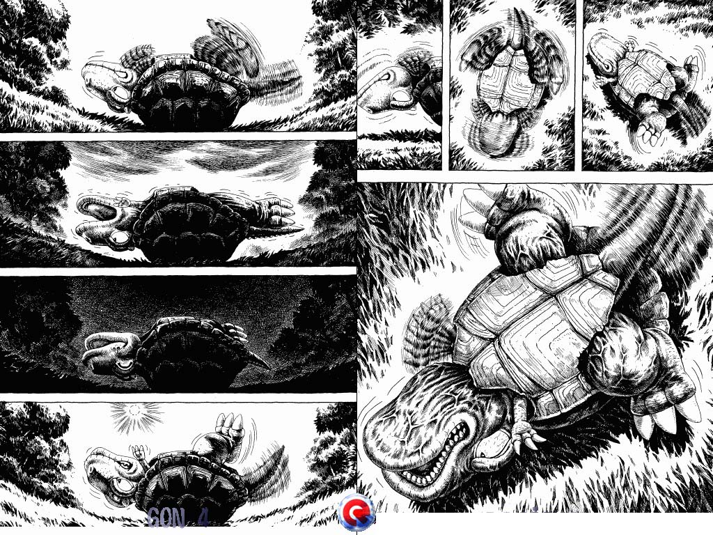 Gon Chapter 4.13 page 8 - Vol.4 Chapter 13: Gon Becomes A Turtle