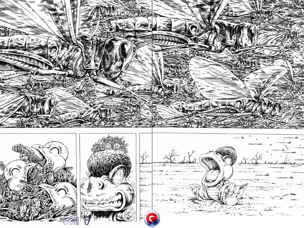 Gon Chapter 6.17 page 12 - Vol.6 Chapter 17: Gon And The Bird Nest On His Head