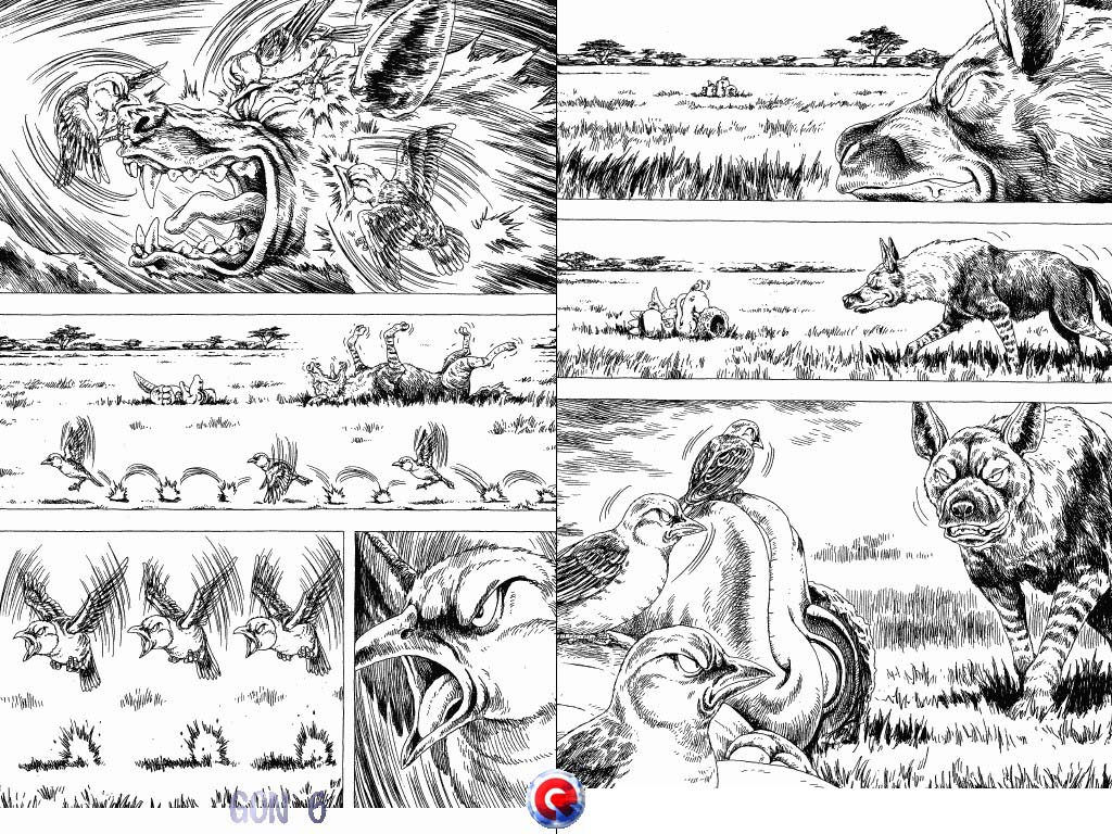 Gon Chapter 6.17 page 14 - Vol.6 Chapter 17: Gon And The Bird Nest On His Head