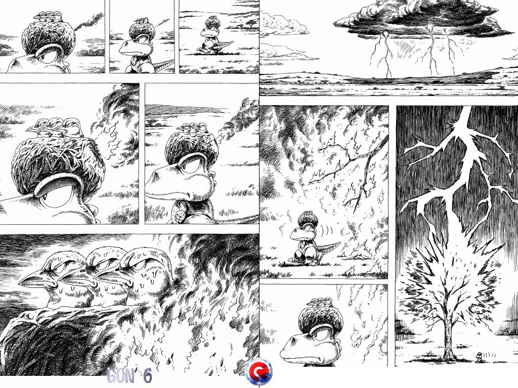 Gon Chapter 6.17 page 16 - Vol.6 Chapter 17: Gon And The Bird Nest On His Head