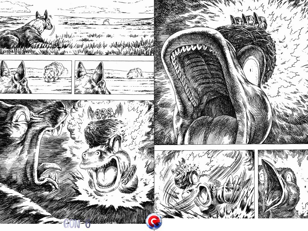 Gon Chapter 6.17 page 17 - Vol.6 Chapter 17: Gon And The Bird Nest On His Head