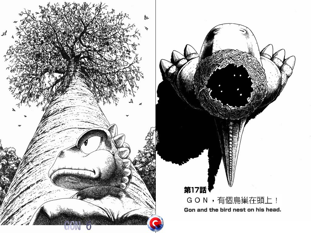 Gon Chapter 6.17 page 3 - Vol.6 Chapter 17: Gon And The Bird Nest On His Head