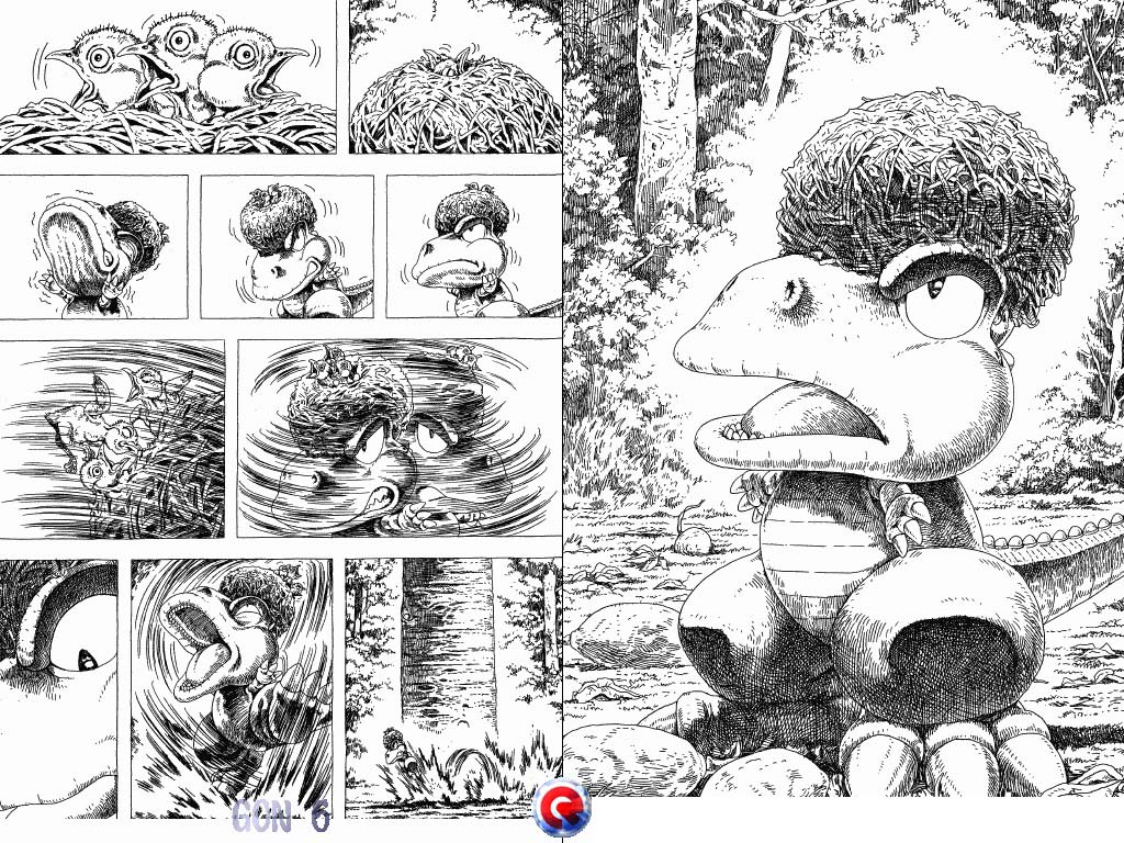 Gon Chapter 6.17 page 5 - Vol.6 Chapter 17: Gon And The Bird Nest On His Head